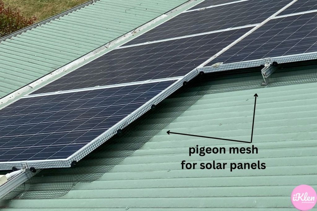 pigeon mesh for solar panels