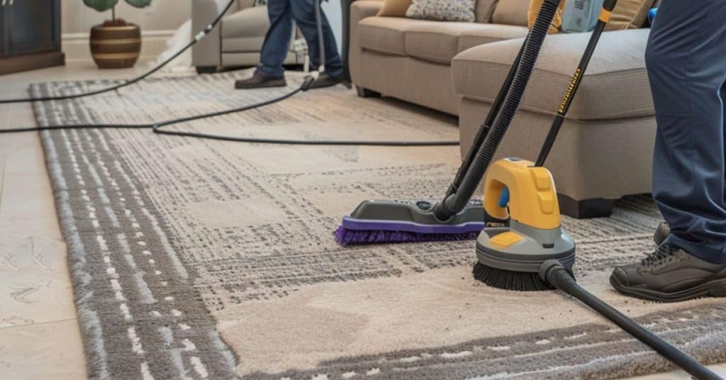carpet cleaning process time
